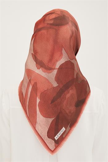 Armine İpek Eşarp 2023 Yaz 8953-33 Twill