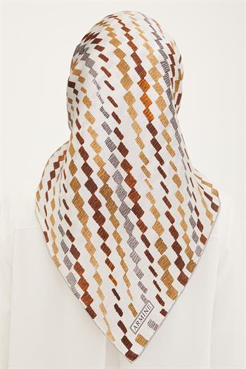 Armine İpek Eşarp 2023 Yaz 8954-32 Twill