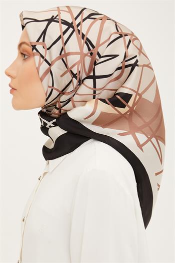 Armine İpek Eşarp 2023 Yaz 8964-01 Twill