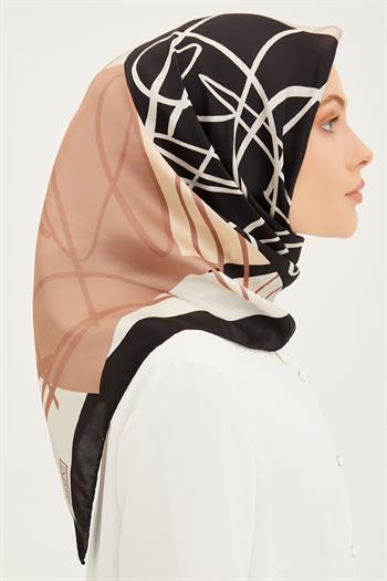 Armine İpek Eşarp 2023 Yaz 8964-01 Twill