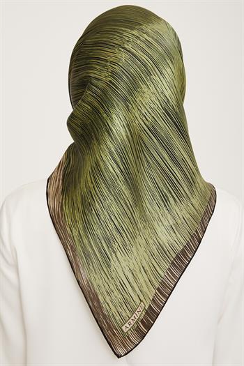 Armine İpek Eşarp 2024 Kış - 9005-35 Twill