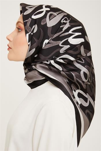 Armine İpek Eşarp 2024 Kış - 9006-36 Twill