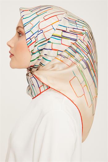 Armine İpek Eşarp 2024 Kış - 9027-32 Twill