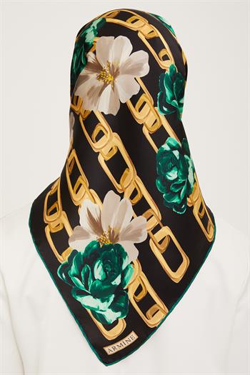 Armine İpek Eşarp 2024 Kış - 9034-01 Twill