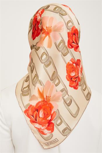 Armine İpek Eşarp 2024 Kış - 9034-09 Twill