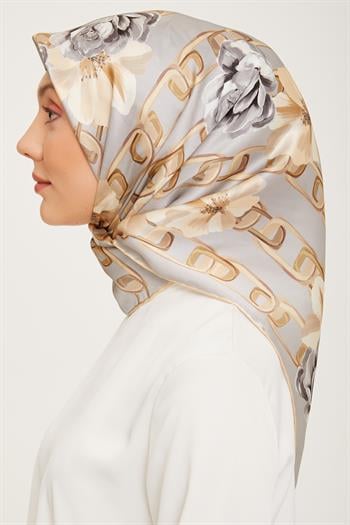 Armine İpek Eşarp 2024 Kış - 9034-19 Twill