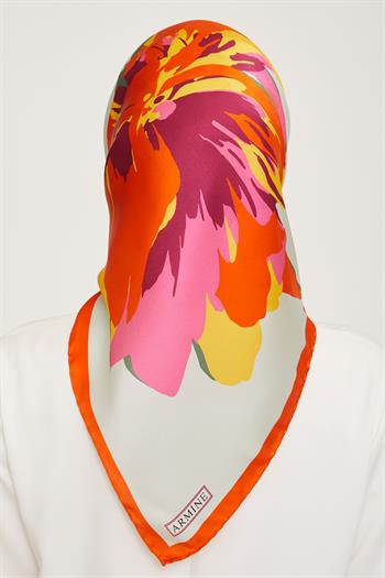 Armine İpek Eşarp 2024 Kış - 9042-34 Twill