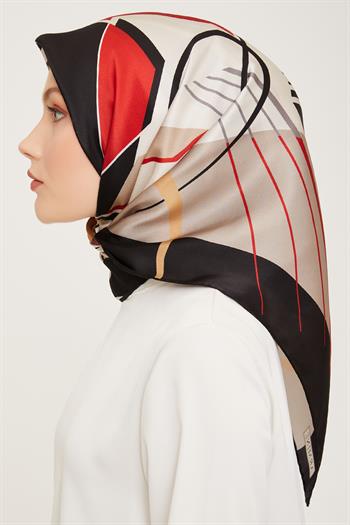 Armine İpek Eşarp 2024 Kış - 9050-01 Twill