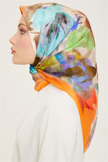 Armine İpek Eşarp 2024 Yaz - 9103-80 Twill