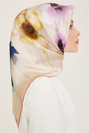 Armine İpek Eşarp 2024 Yaz - 9105-80 Twill