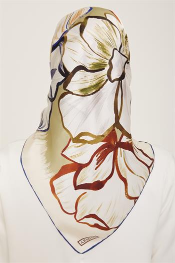 Armine İpek Eşarp 2024 Yaz - 9110-83 Twill