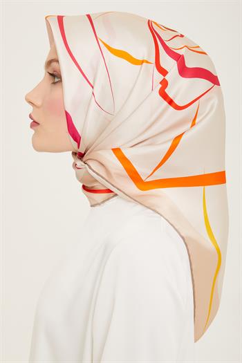 Armine İpek Eşarp 2024 Yaz - 9115-02 Twill