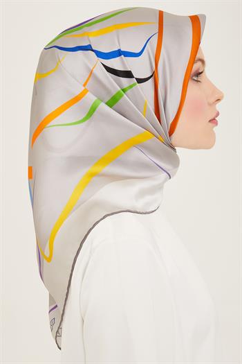 Armine İpek Eşarp 2024 Yaz - 9115-35 Twill