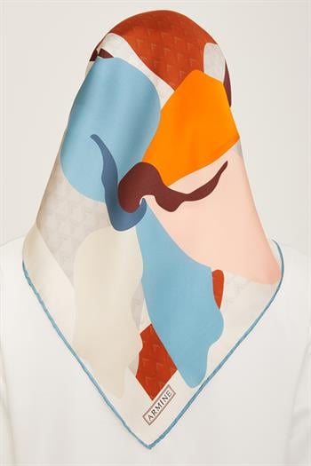 Armine İpek Eşarp 2024 Yaz - 9119-02 Twill