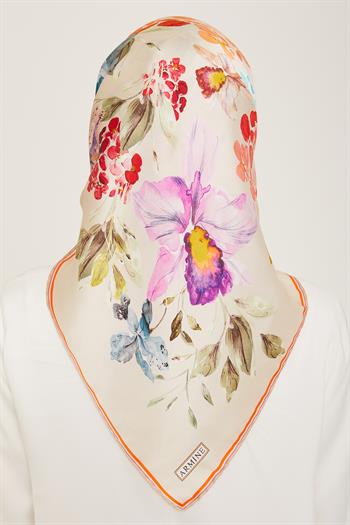 Armine İpek Eşarp 2024 Yaz - 9127-34 Twill