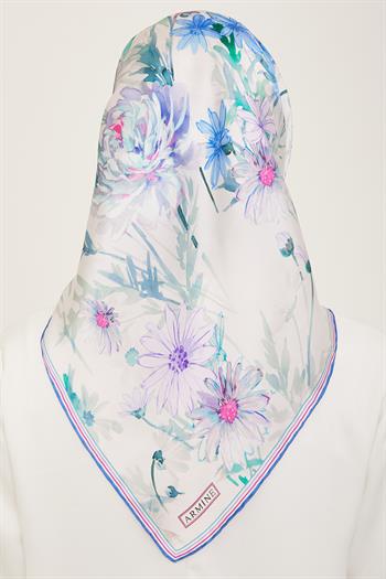 Armine İpek Eşarp 2024 Yaz - 9129-09 Twill