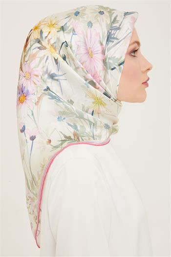 Armine İpek Eşarp 2024 Yaz - 9129-38 Twill