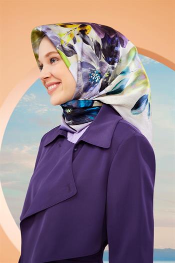 Armine İpek Eşarp 2024 Yaz - 9133-53 Twill
