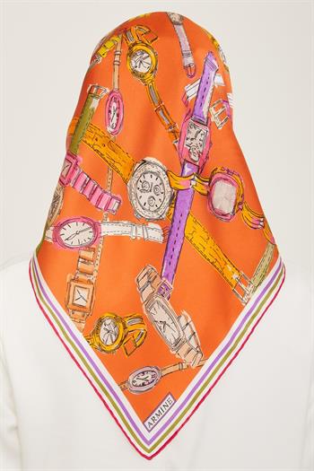 Armine İpek Eşarp 2024 Yaz - 9141-04 Twill
