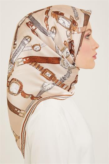 Armine İpek Eşarp 2024 Yaz - 9141-84 Twill