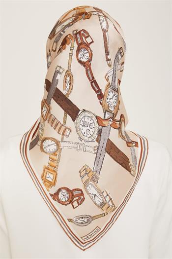 Armine İpek Eşarp 2024 Yaz - 9141-84 Twill