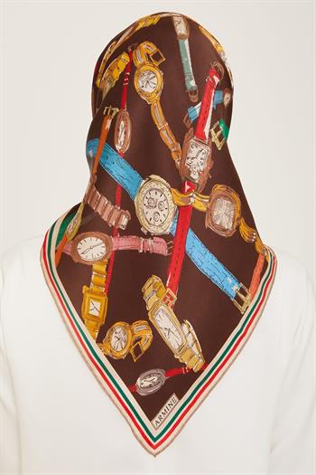 Armine İpek Eşarp 2024 Yaz - 9141-85 Twill