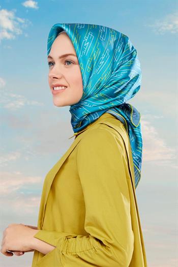 Armine İpek Eşarp 2024 Yaz - 9142-36 Twill