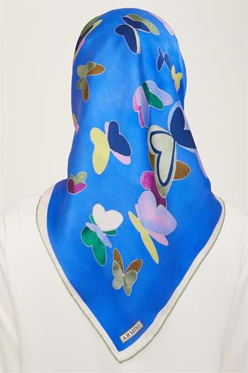 Armine İpek Eşarp 2024 Yaz - 9146-81 Twill