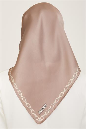 Armine İpek Eşarp 2024 Yaz - 9154-32 Taş Twill