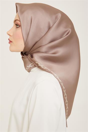 Armine İpek Eşarp 2024 Yaz - 9154-32 Taş Twill