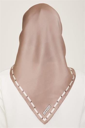 Armine İpek Eşarp 2024 Yaz - 9165-38 Koyu Taş Sura