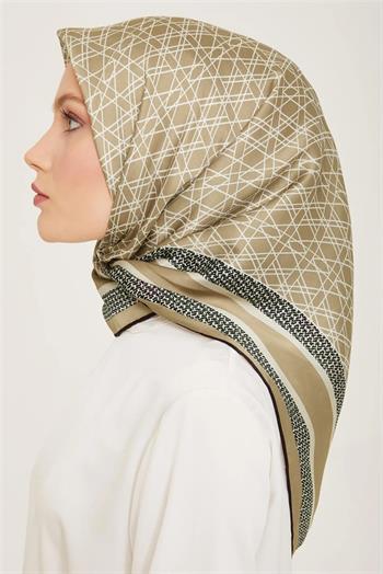 Armine İpek Eşarp 2024 Yaz - 9167-34 Camel Twill