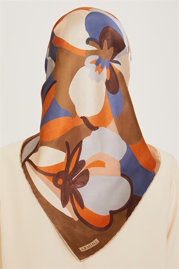 Armine İpek Eşarp 2025 Kış - 9200-33 Twill