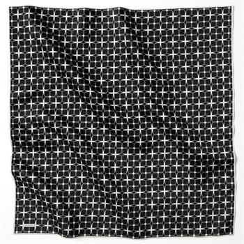 Armine İpek Eşarp 2025 Kış - 9207-04 Siyah Twill