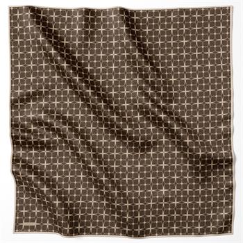 Armine İpek Eşarp 2025 Kış - 9207-34 Acı Kahve Twill