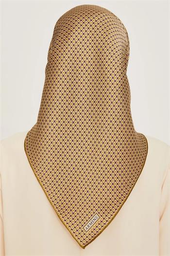 Armine İpek Eşarp 2025 Kış - 9210-33 Hardal Twill