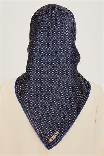 Armine İpek Eşarp 2025 Kış - 9210-80 Saks Twill