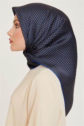 Armine İpek Eşarp 2025 Kış - 9210-80 Saks Twill