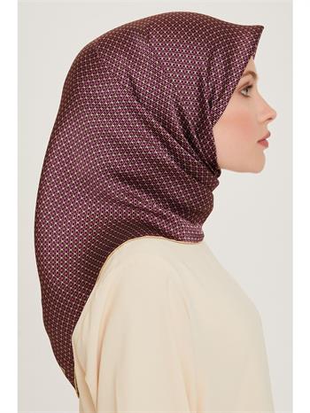 Armine İpek Eşarp 2025 Kış - 9210-83 Mürdüm Twill