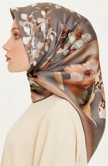 Armine İpek Eşarp 2025 Kış - 9215-04 Twill
