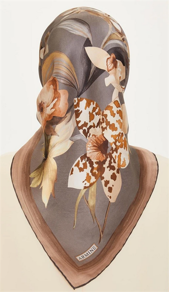 Armine İpek Eşarp 2025 Kış - 9215-04 Twill