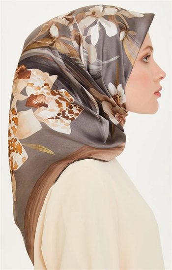 Armine İpek Eşarp 2025 Kış - 9215-04 Twill
