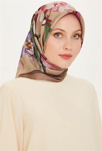 Armine İpek Eşarp 2025 Kış - 9215-35 Twill