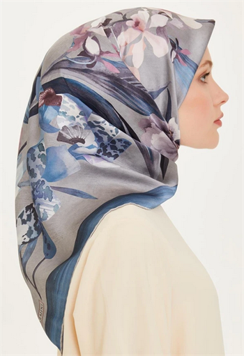Armine İpek Eşarp 2025 Kış - 9215-37 Twill