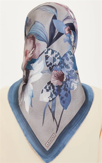 Armine İpek Eşarp 2025 Kış - 9215-37 Twill