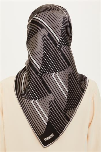 Armine İpek Eşarp 2025 Kış - 9218-81 Twill