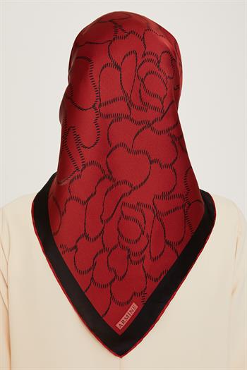 Armine İpek Eşarp 2025 Kış - 9222-36 Bordo Sura