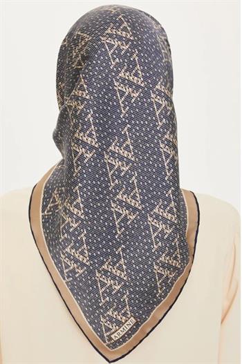 Armine İpek Eşarp 2025 Kış - 9228-05 Lacivert Twill