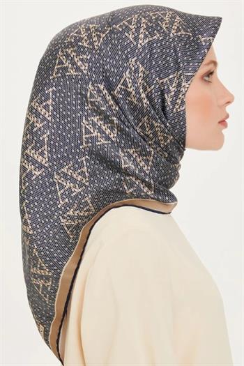 Armine İpek Eşarp 2025 Kış - 9228-05 Lacivert Twill