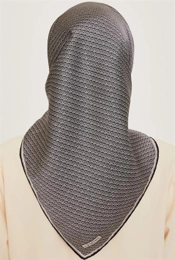 Armine İpek Eşarp 2025 Kış - 9250-01 Gri Twill